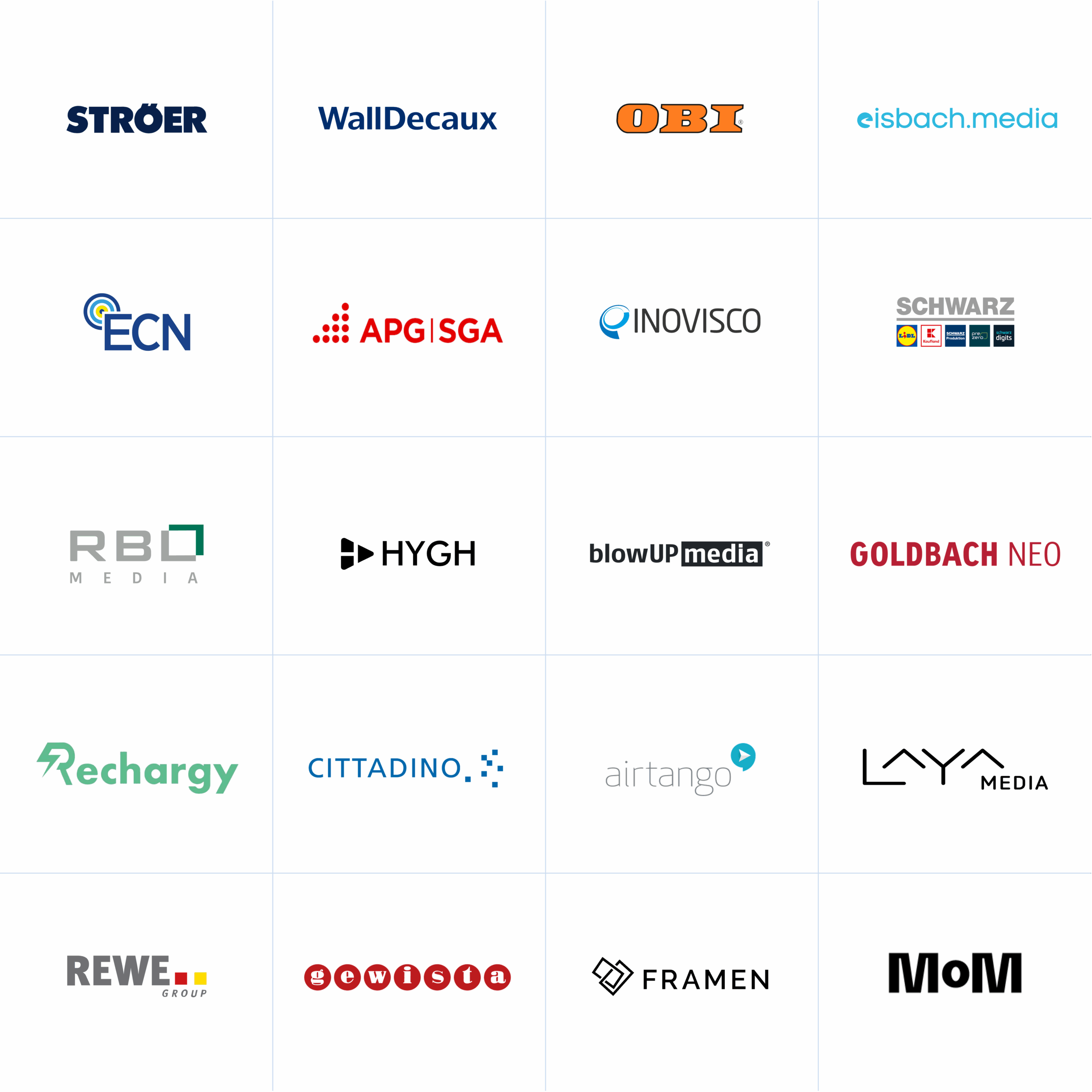 DOOH-Partnerschaften DOOH-Partnerschaften
